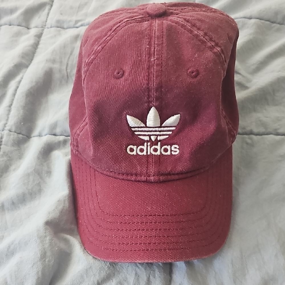 Adidas Maroon Baseball Cap